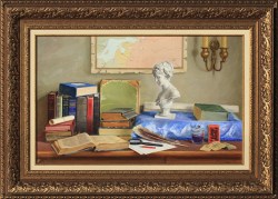 Анвярь Батаршин, «Старинные книги», натюрморт